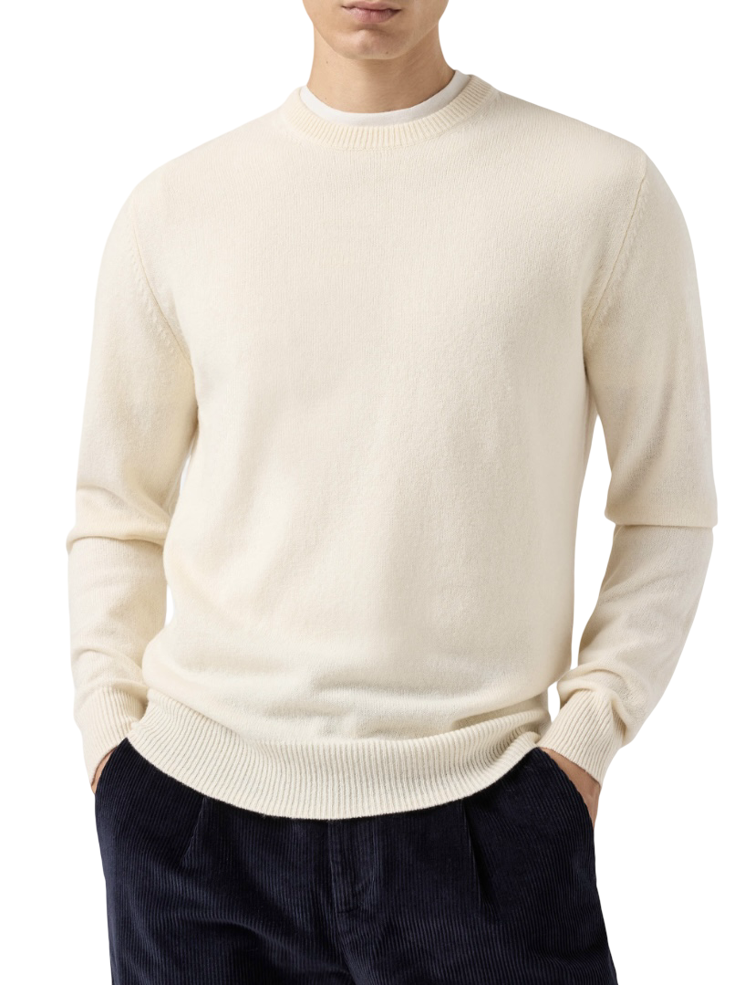 MC2 SAINT BARTH - Maglione Bianco Lambswool