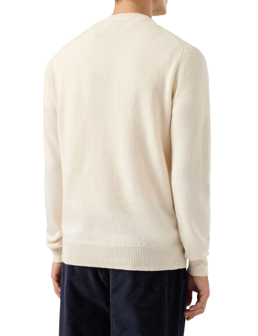 MC2 SAINT BARTH - Maglione Bianco Lambswool