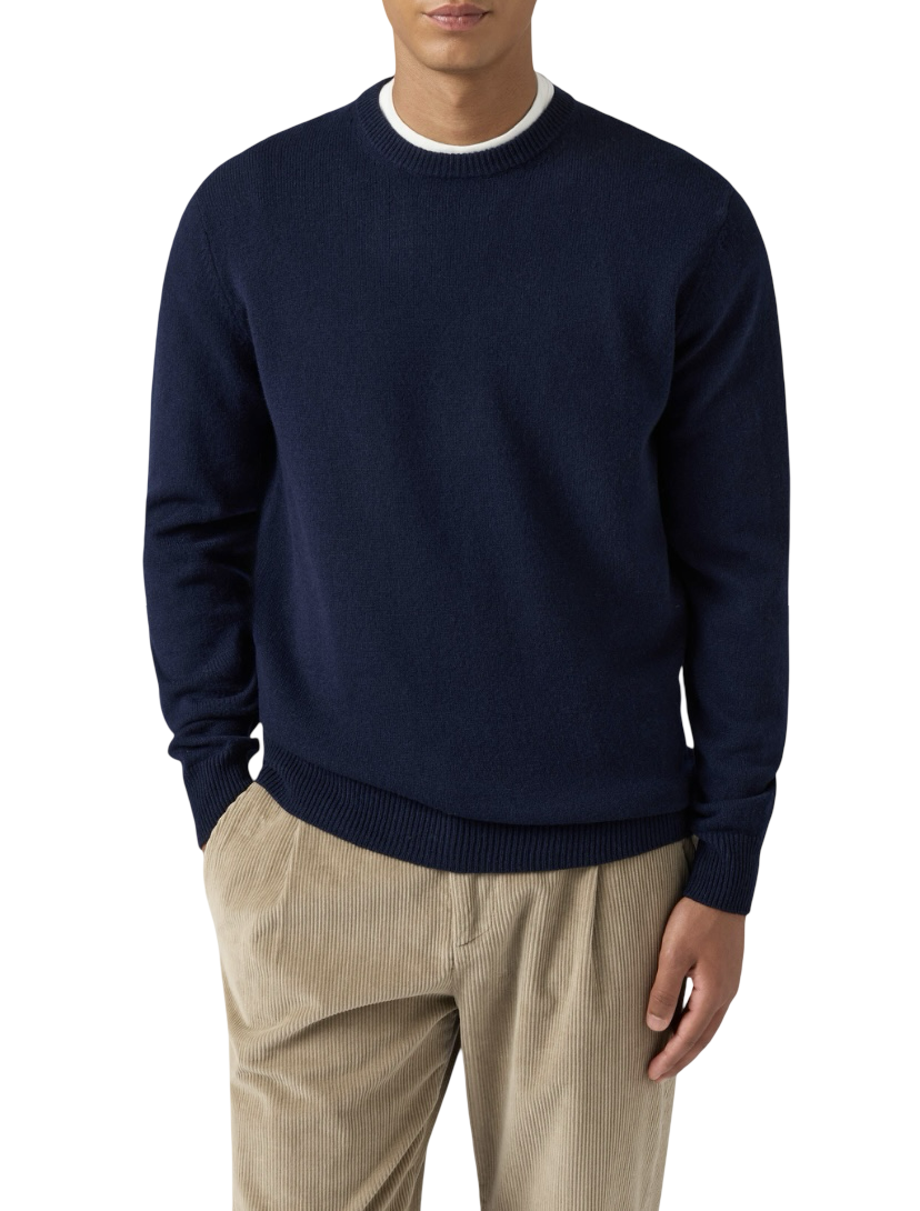 MC2 SAINT BARTH - Maglione Blu Lambswool