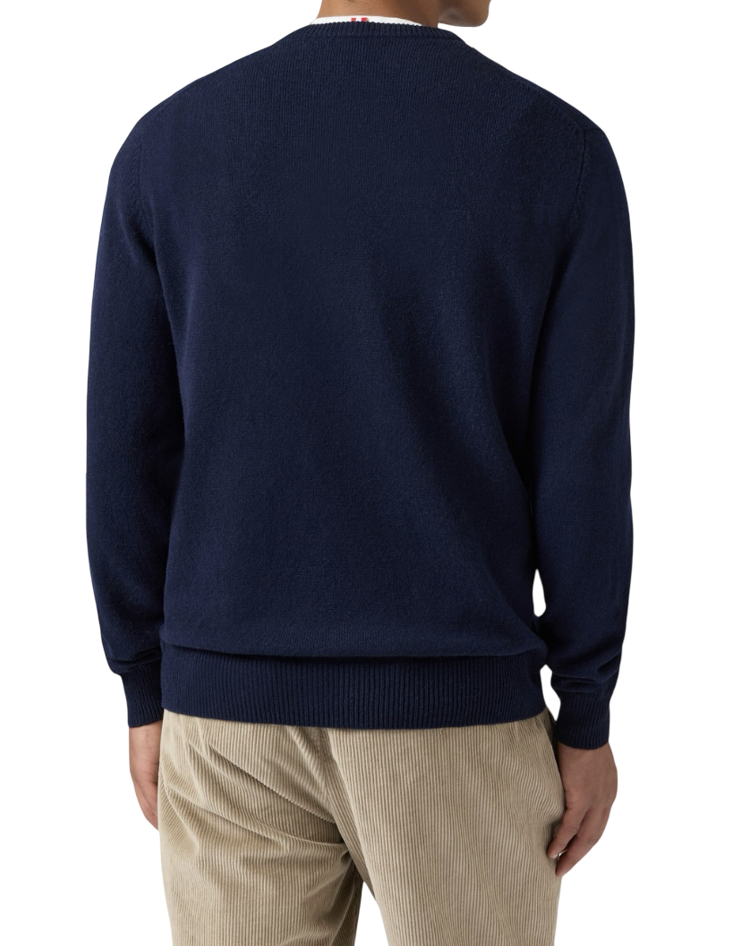 MC2 SAINT BARTH - Maglione Blu Lambswool