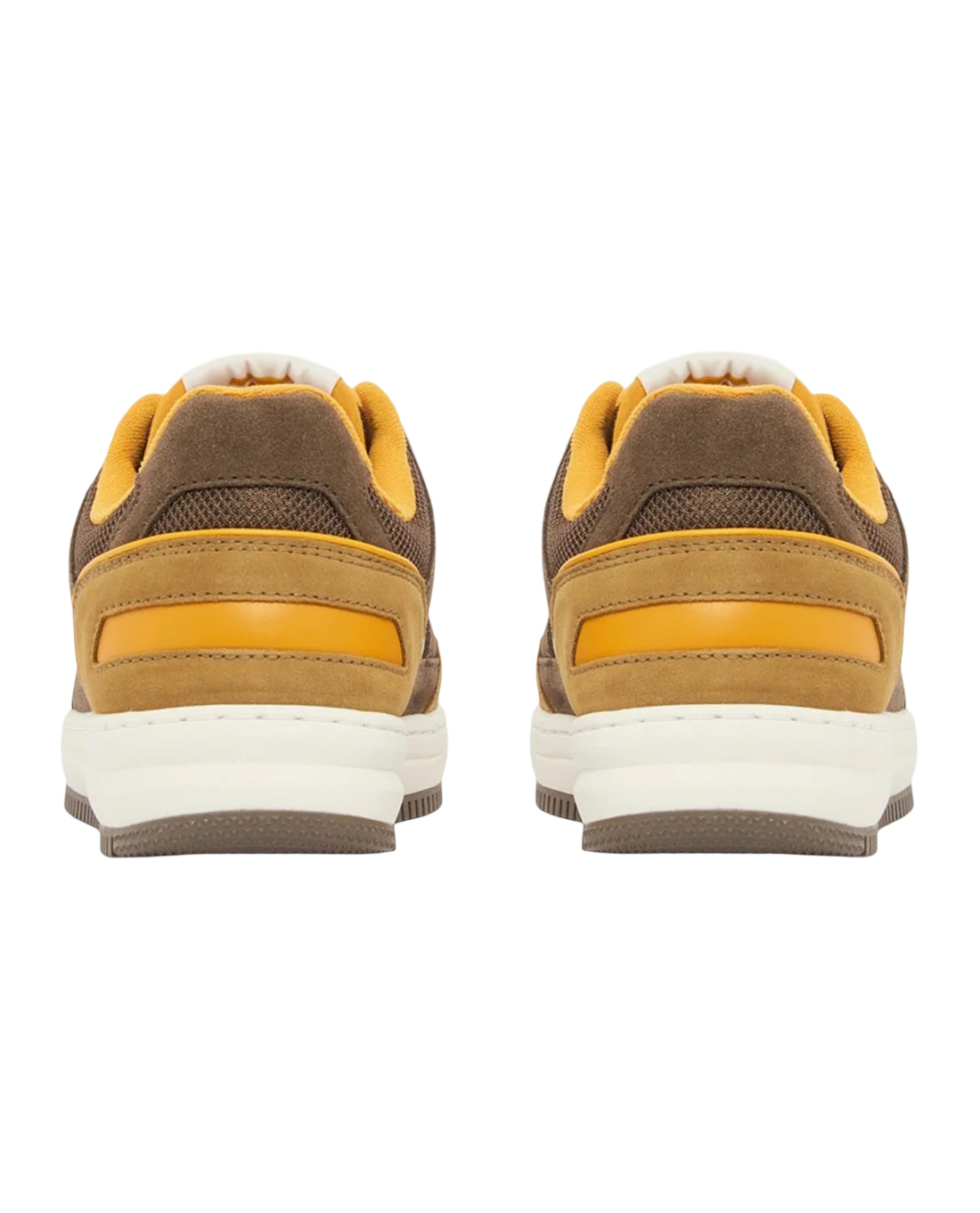 EA7 - Sneakers Bianco,Verde Militare e Senape con Logo Aquila