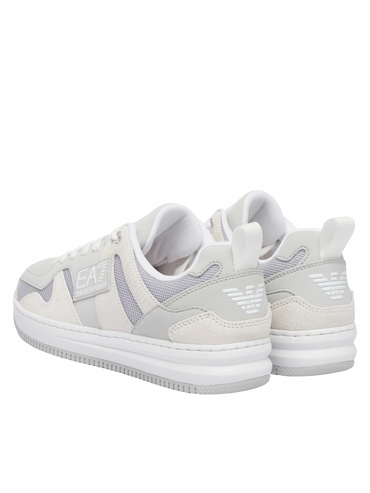 EA7 - Sneakers Slasher Bianco e Grigio