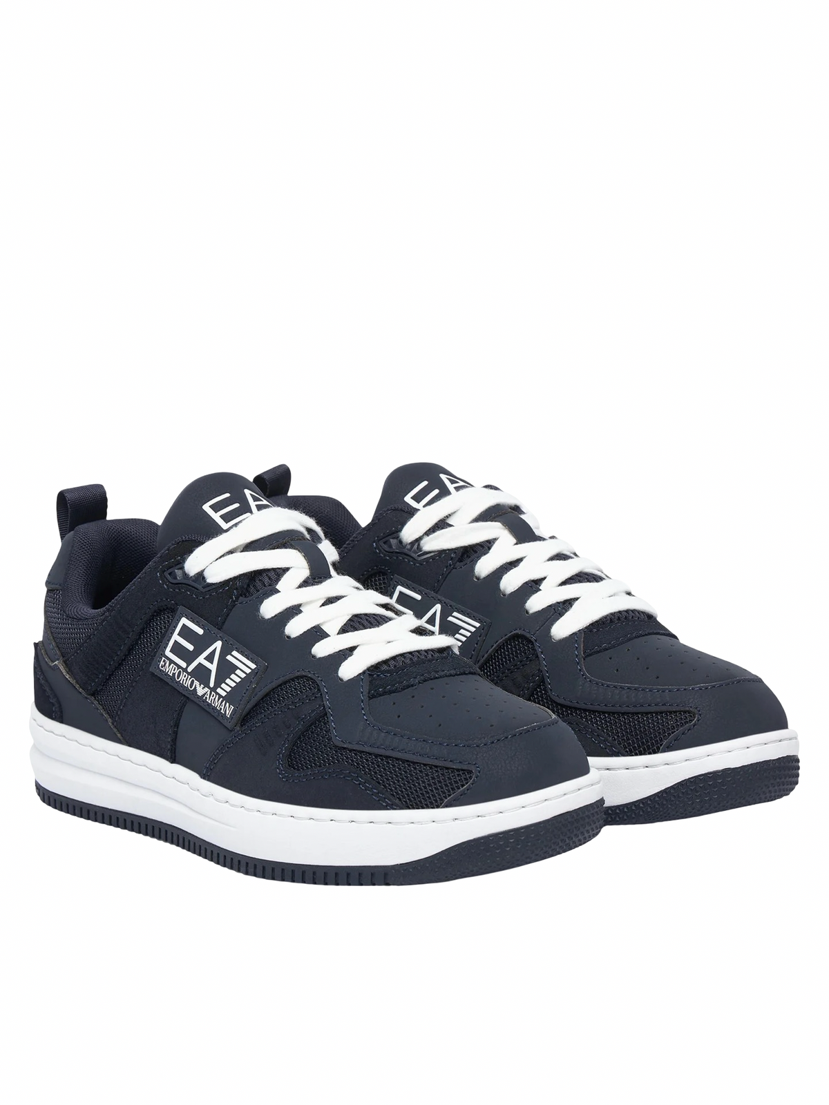 EA7 - Sneakers Slasher Bianco e Blu