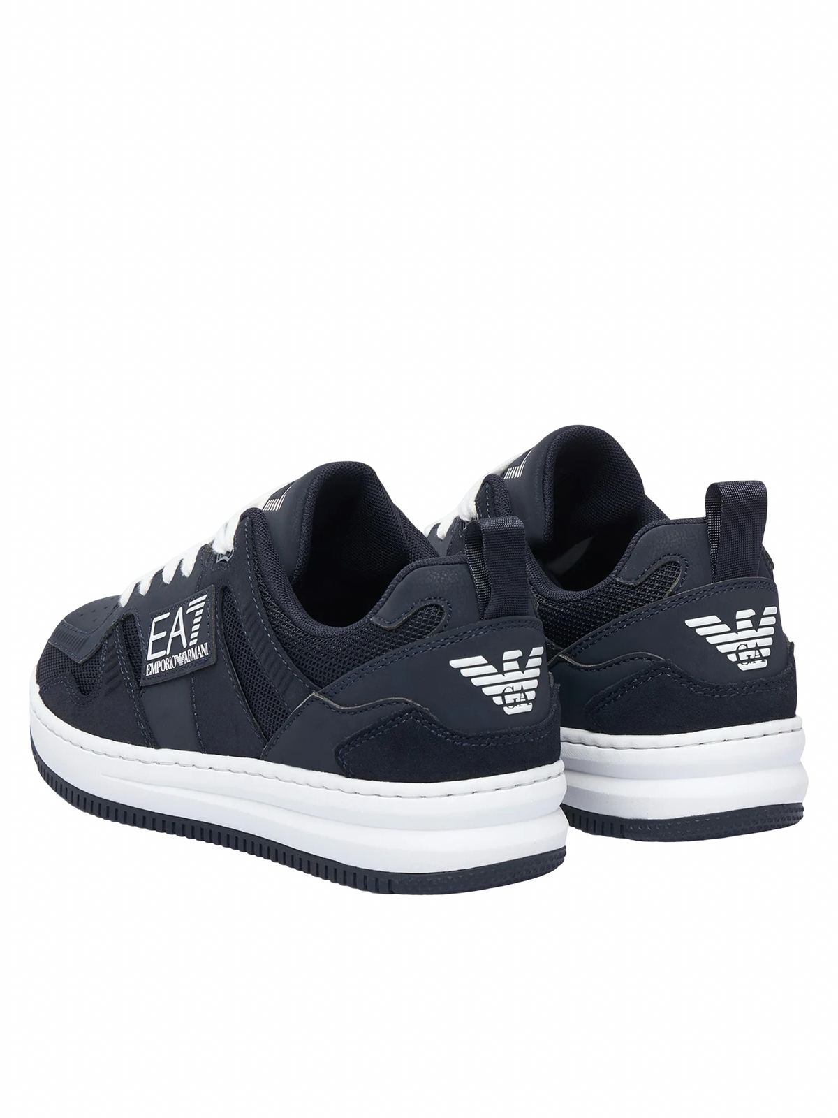 EA7 - Sneakers Slasher Bianco e Blu