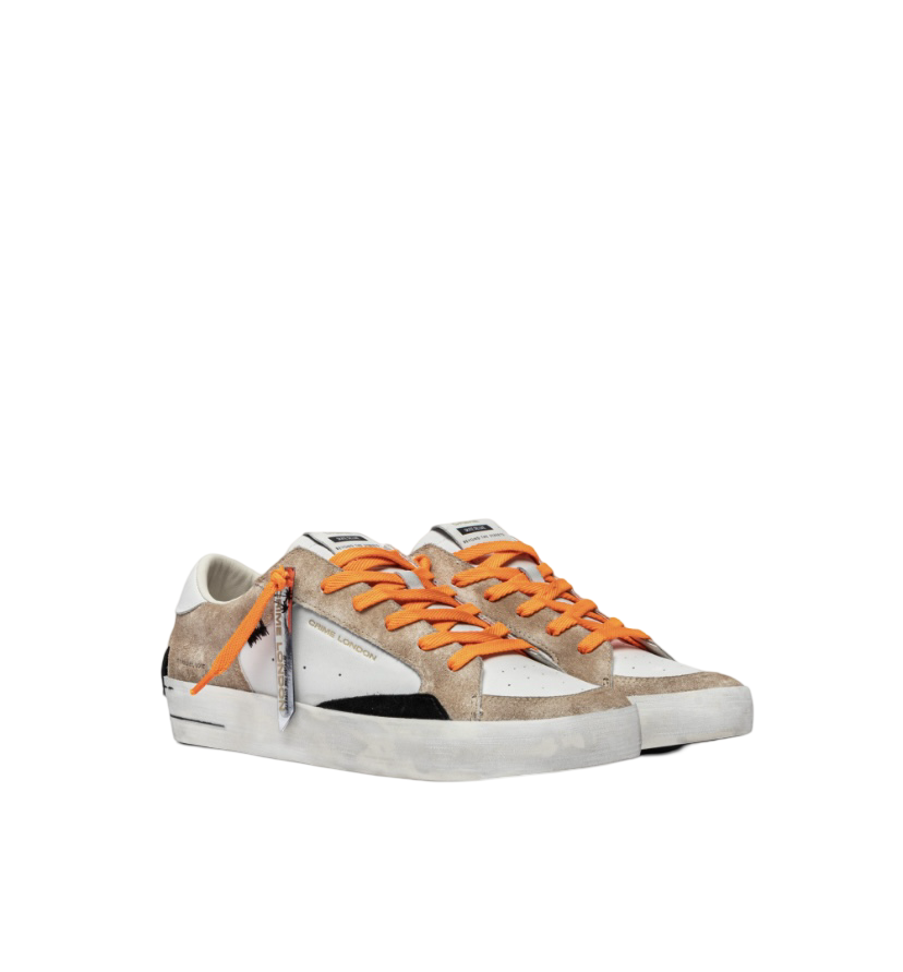 CRIME LONDON - Sneakers SK8 Deluxe in Suede Desert Sand