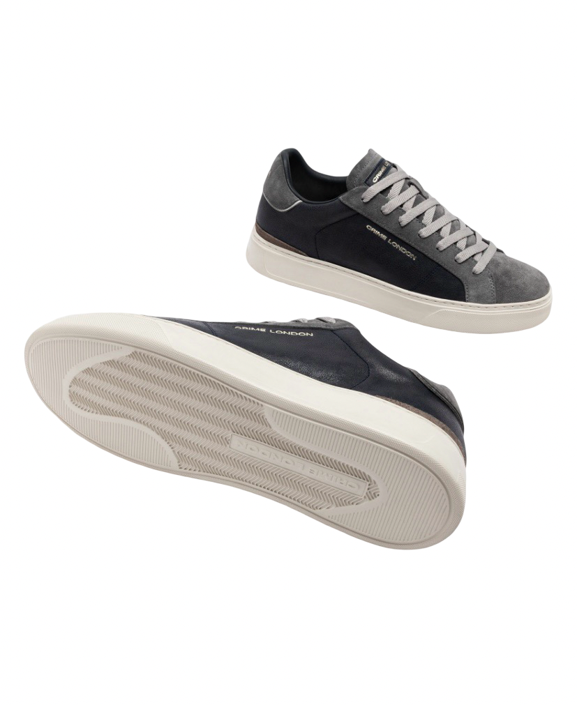 CRIME LONDON - Sneakers Blade Misty Grey e Blu