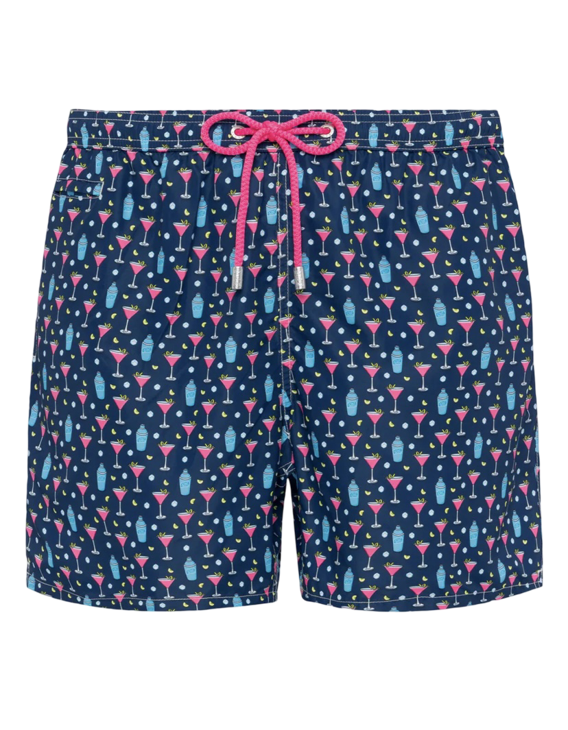 MC2 SAINT BARTH - Costume Blu con stampa Cocktail