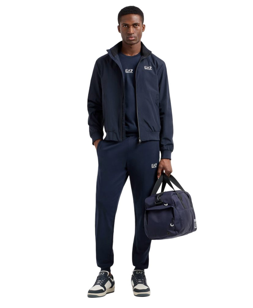 EA7 - Bomber Blouson Blu Navy Core Identity