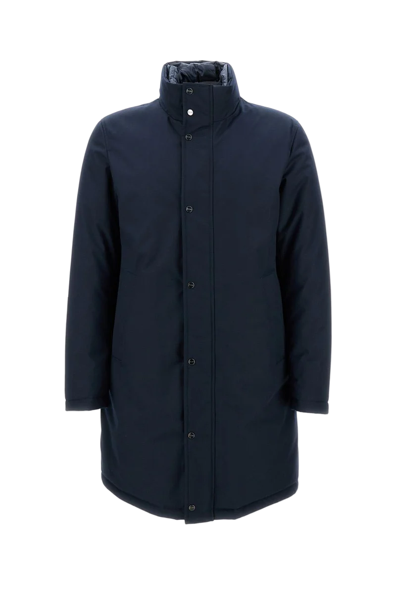 HERNO - Piumino Lungo Blu in New Business