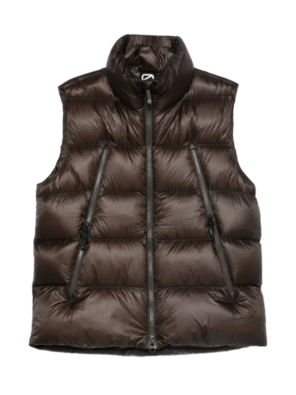OUTHERE - Gilet Imbottito Gazer Marrone Coffee