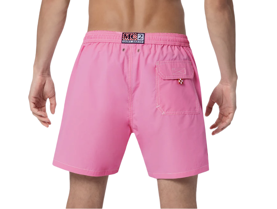 MC2 SAINT BARTH - Costume Patmos Rosa Tinta Unita