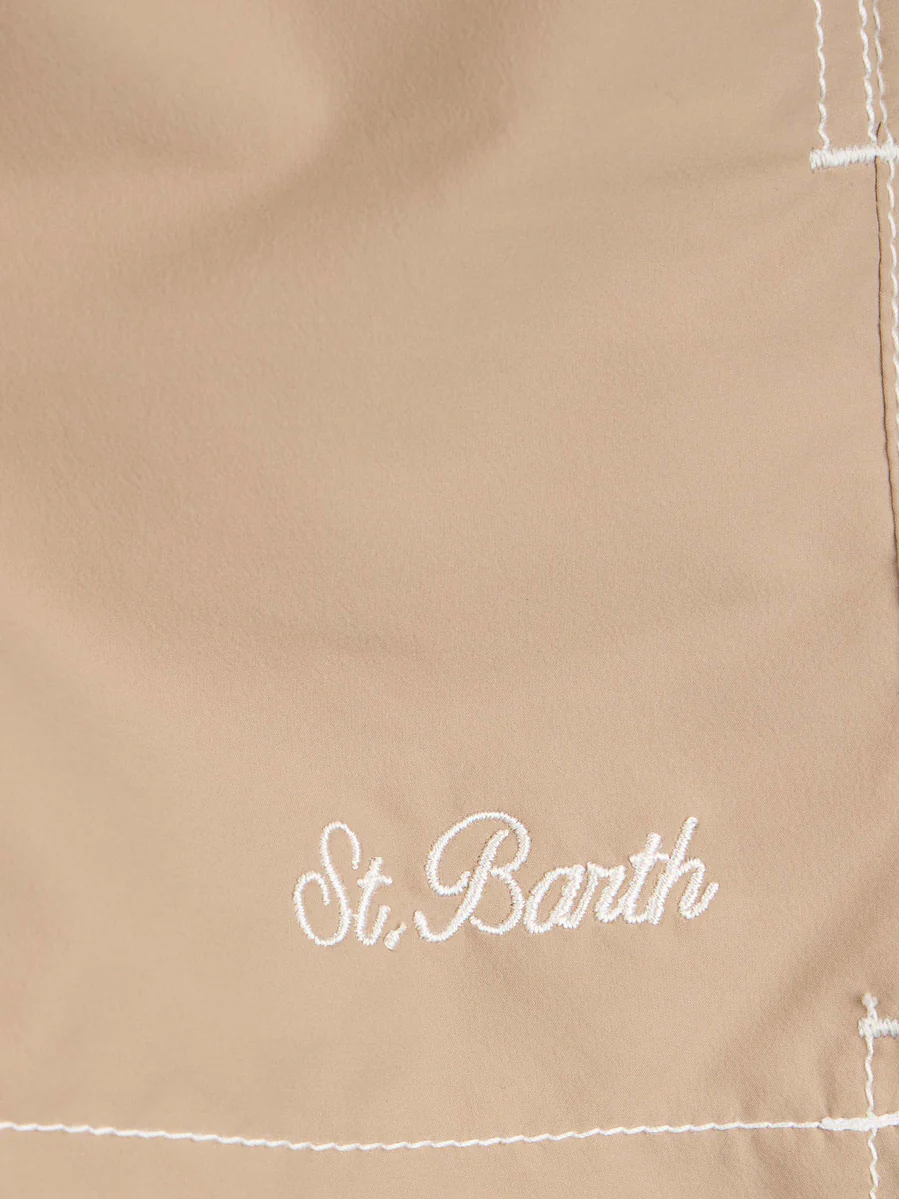 MC2 SAINT BARTH - Costume Patmos Beige Tinta Unita