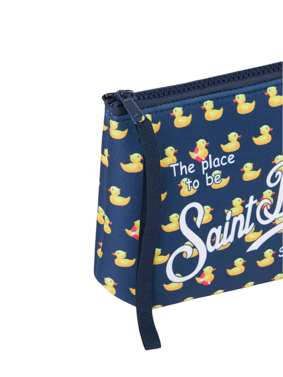 MC2 SAINT BARTH - Pochette Aline Blu Stampa Ducky