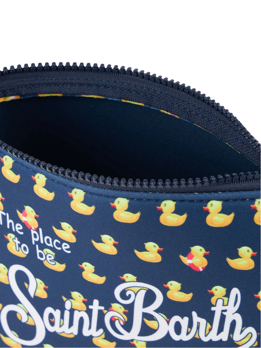 MC2 SAINT BARTH - Pochette Aline Blu Stampa Ducky