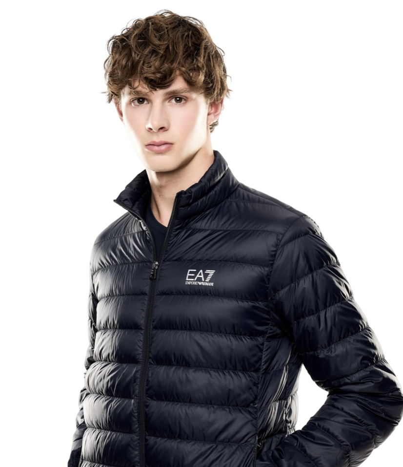 EA7 - Piumino Blu 100 Grammi Packable Core Identity