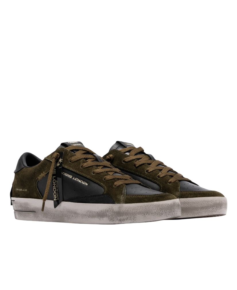 CRIME LONDON - Sneakers SK8 Deluxe Black Timber