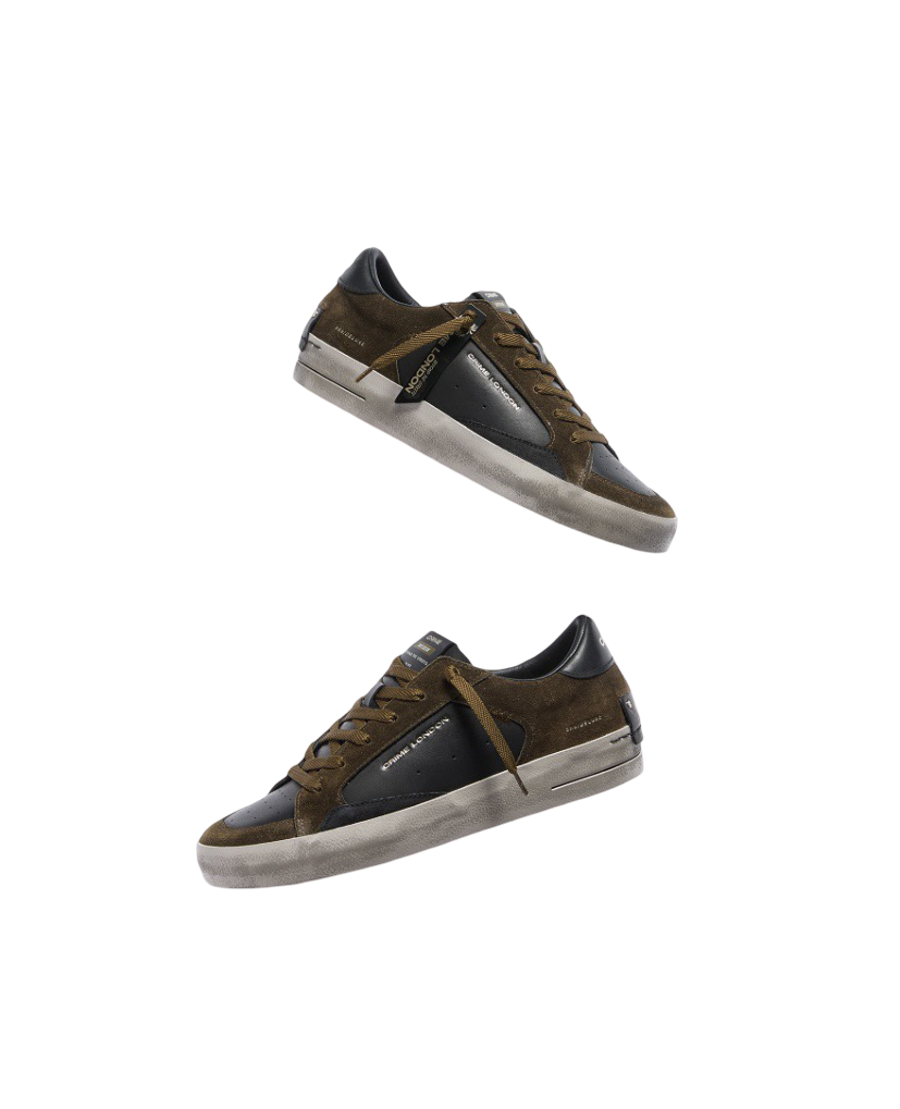 CRIME LONDON - Sneakers SK8 Deluxe Black Timber