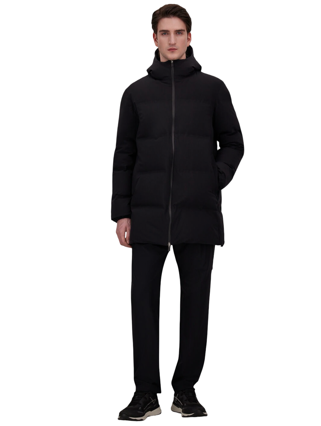 HERNO - Piumino Nero in New Impact