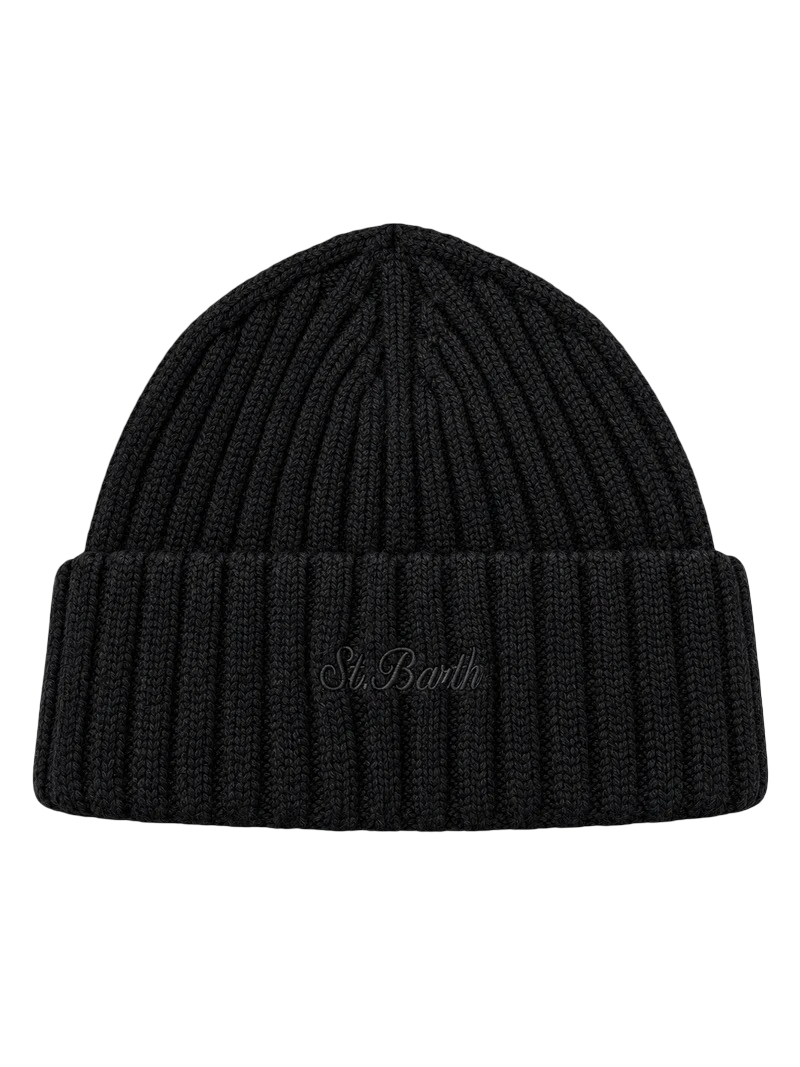 MC2 SAINT BARTH - Christmas Box Cappellino Nero e Pochette Spigata