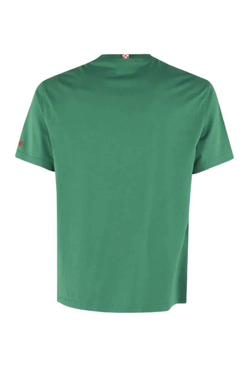 MC2 SAINT BARTH - T-shirt Verde Ricamo Vespa Summer Mood