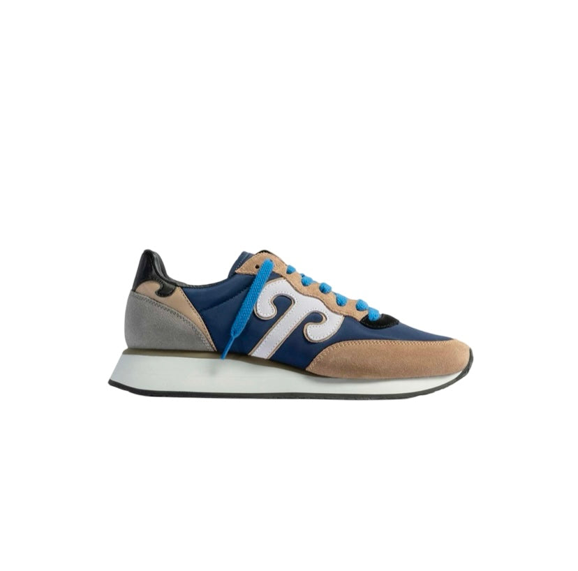 WUSHU RUYI - Sneakers Beige, Blu e Nera Master 524