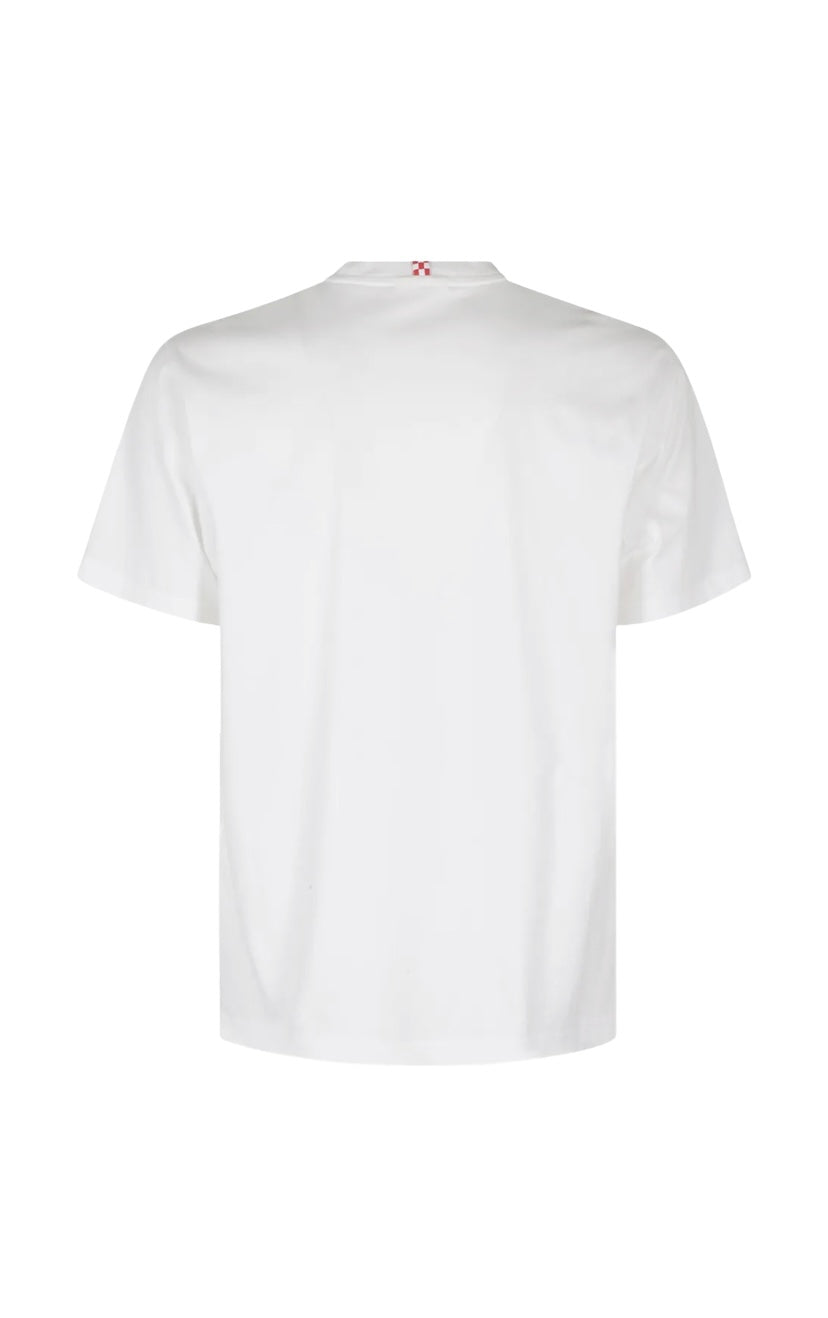 MC2 SAINT BARTH - T-shirt Bianca Ricamo Ho Molta Classe