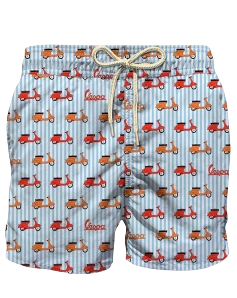 MC2 SAINT BARTH - Costume Celeste Mini Vespa Stripes