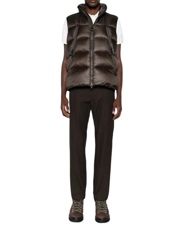 OUTHERE - Gilet Imbottito Gazer Marrone Coffee