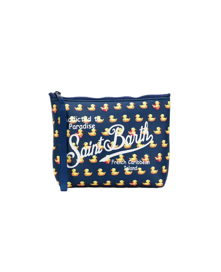 MC2 SAINT BARTH - Pochette Aline Blu Stampa Ducky