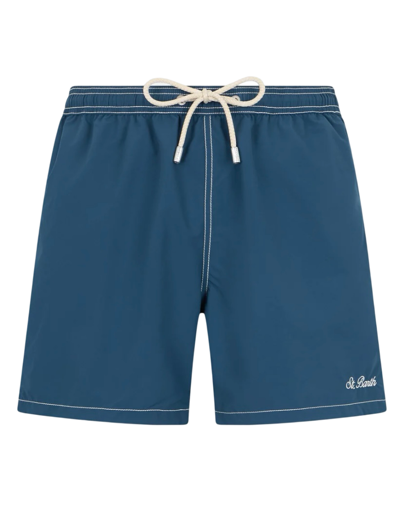 MC2 SAINT BARTH - Costume Patmos Blu Tinta Unita