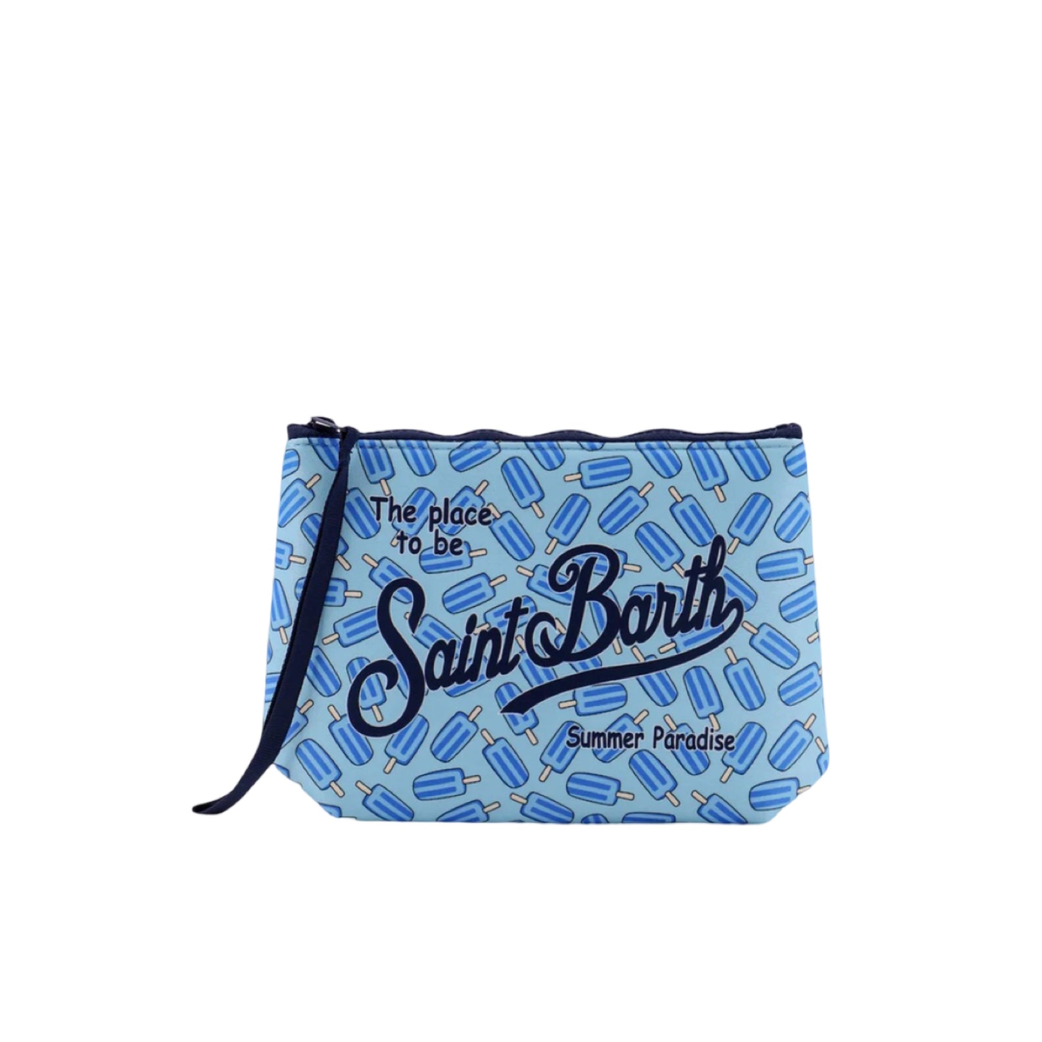 MC2 SAINT BARTH - Pochette Aline Celeste Stampa Ice Multi