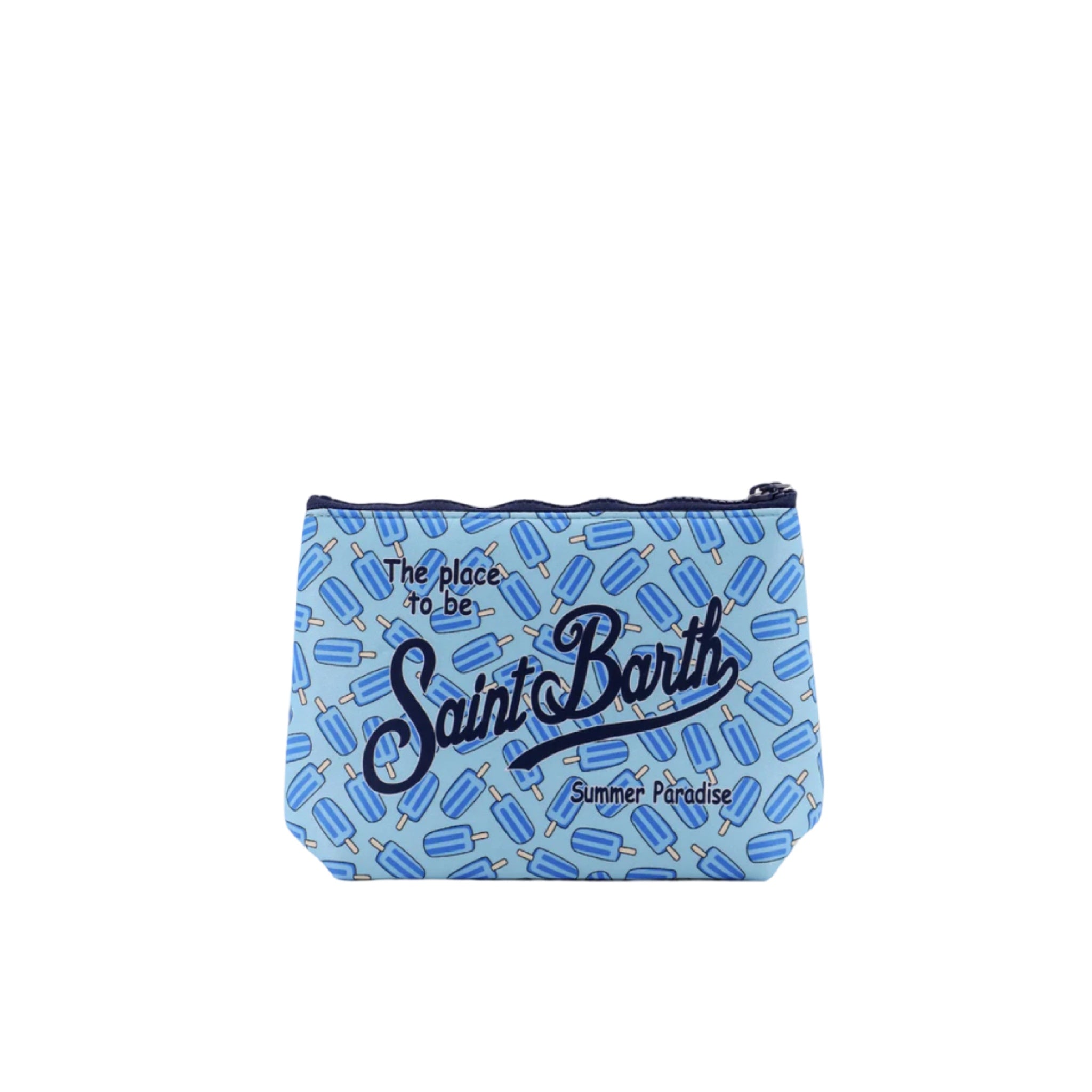 MC2 SAINT BARTH - Pochette Aline Celeste Stampa Ice Multi