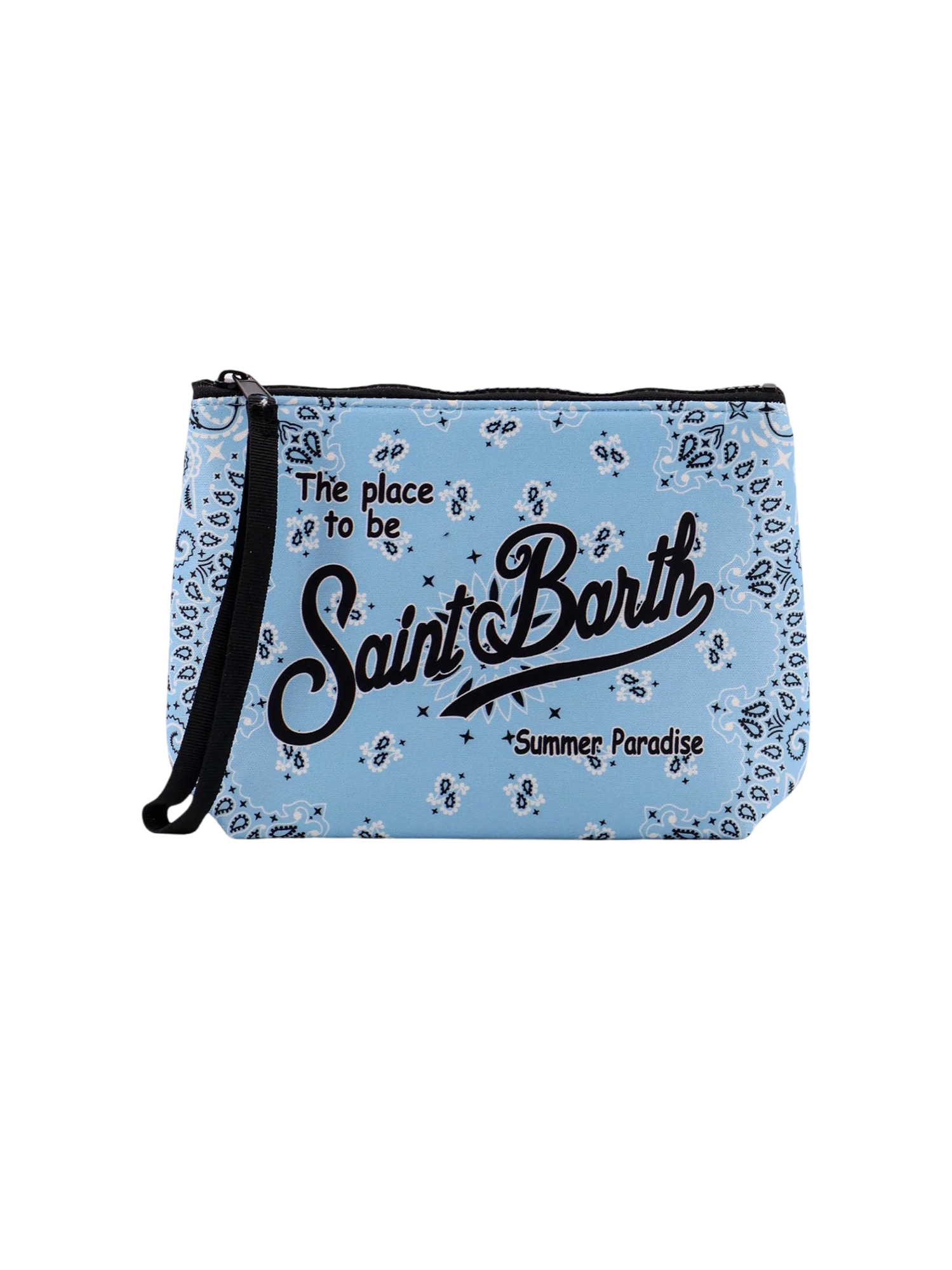 MC2 SAINT BARTH - Pochette Aline Celeste Stampa Bandana Round