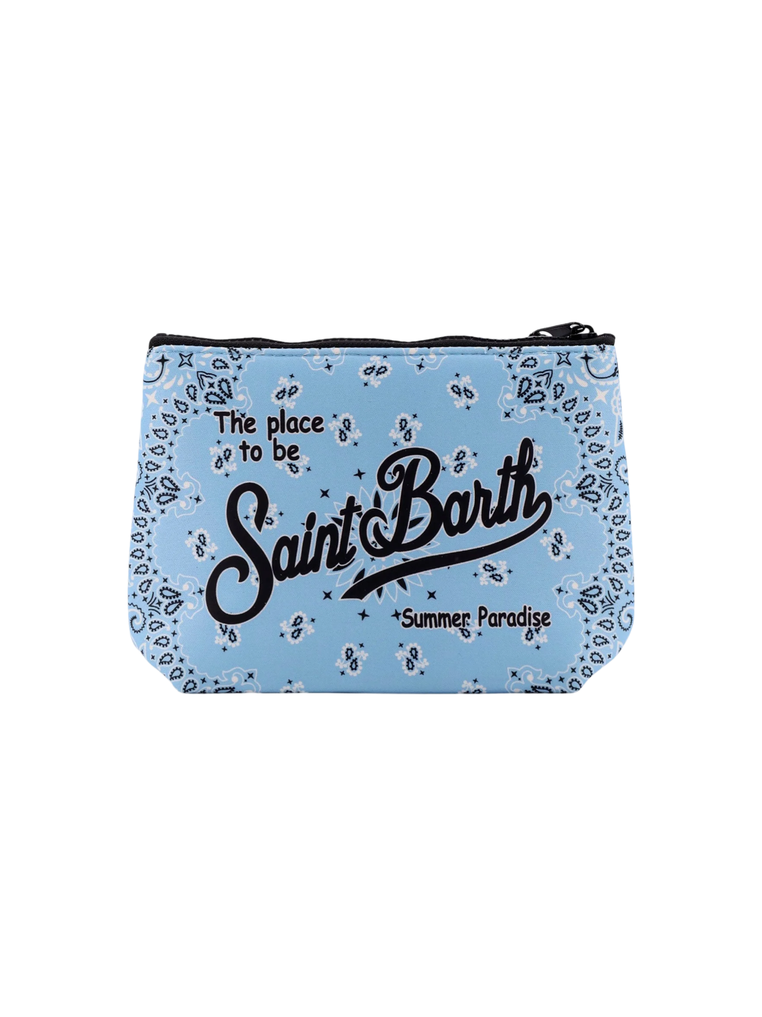 MC2 SAINT BARTH - Pochette Aline Celeste Stampa Bandana Round
