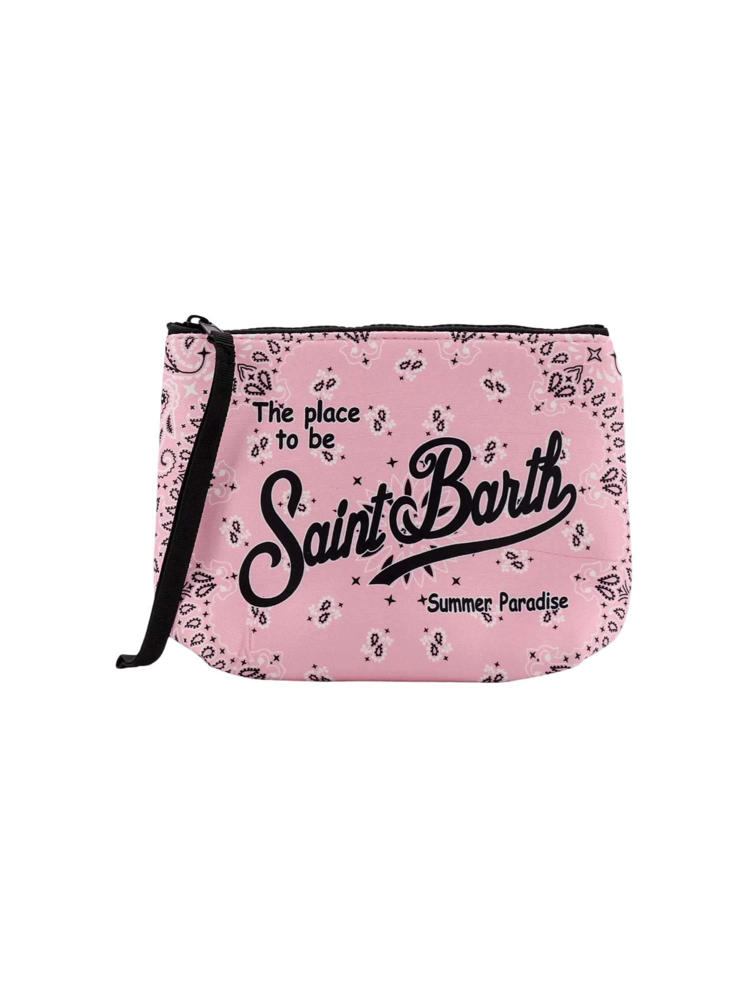 MC2 SAINT BARTH - Pochette Aline Rosa Stampa Bandana Round