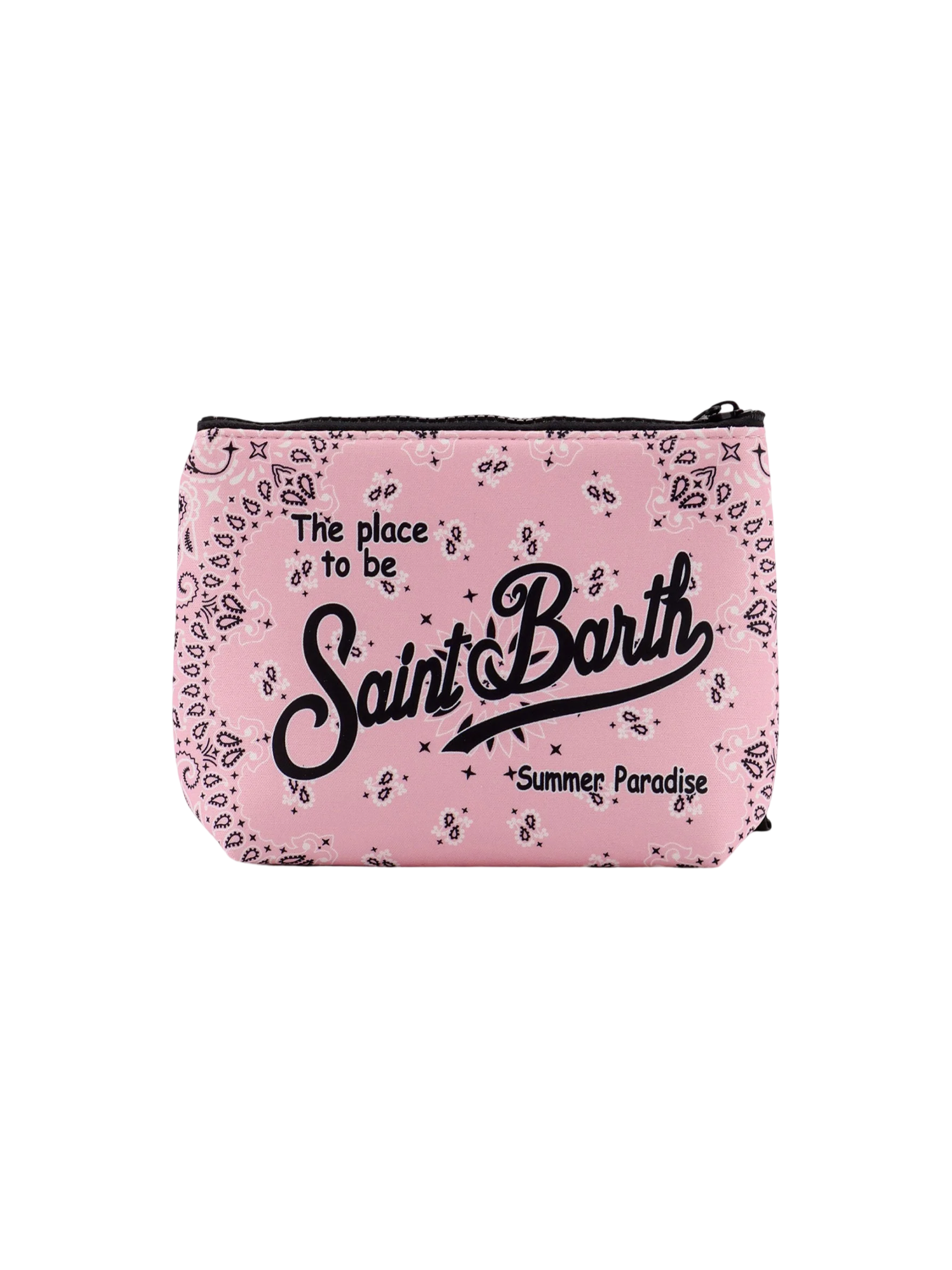 MC2 SAINT BARTH - Pochette Aline Rosa Stampa Bandana Round
