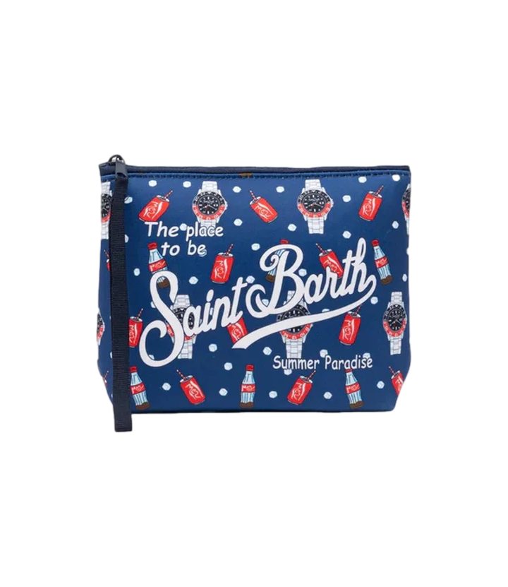 MC2 SAINT BARTH - Pochette Aline Stampa Watch Red Cola