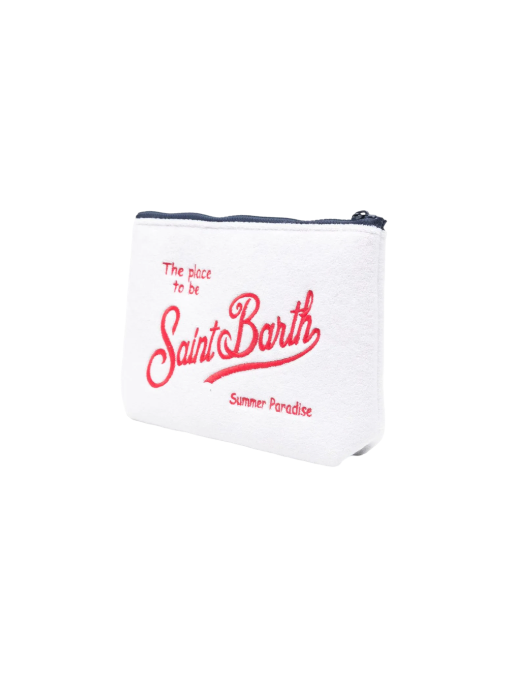 MC2 SAINT BARTH - Pochette Aline in Sponge Bianca Sapore di Mare
