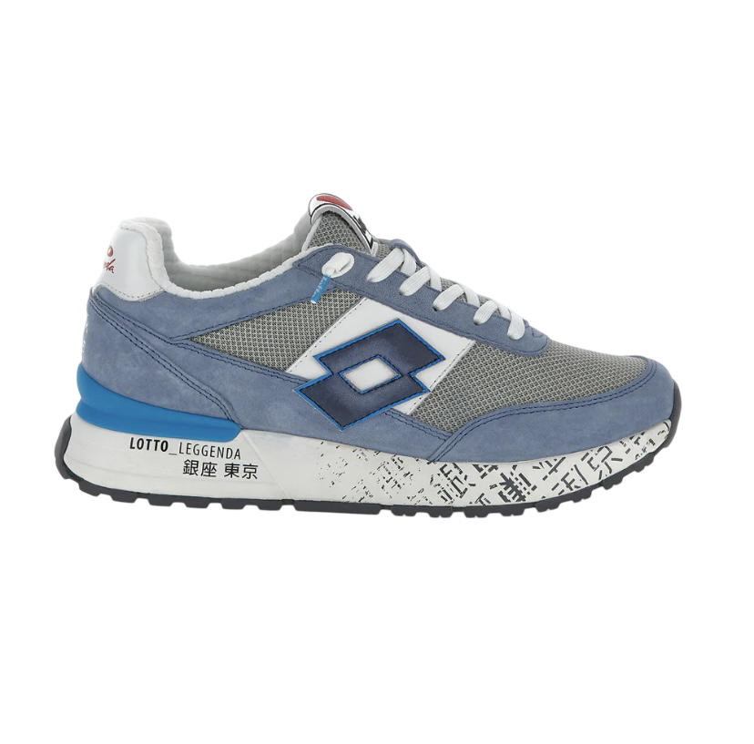 LOTTO - Sneakers Tokyo Ginza PRT Grigio e Azzurro