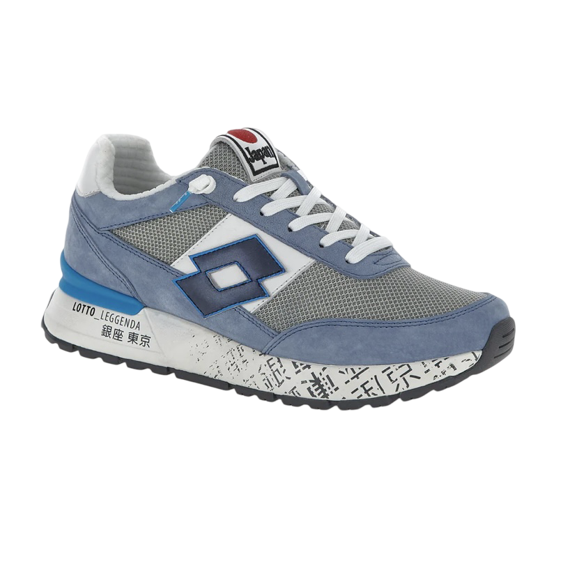 LOTTO - Sneakers Tokyo Ginza PRT Grigio e Azzurro