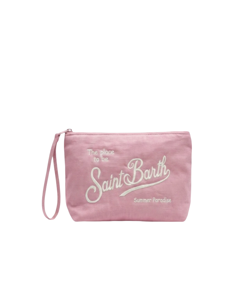 MC2 SAINT BARTH - Pochette Rosa Soft Linen