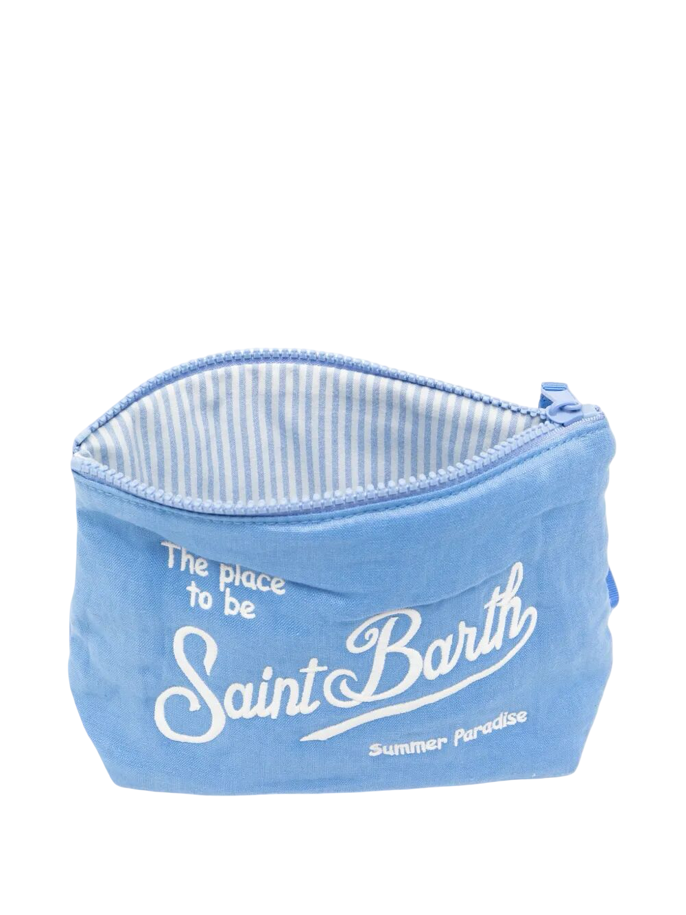 MC2 SAINT BARTH - Pochette Azzurra Soft Linen