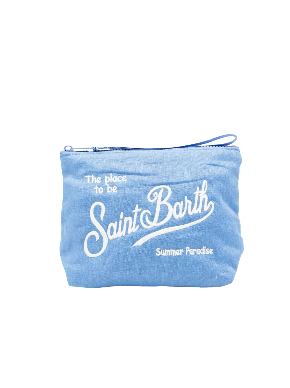 MC2 SAINT BARTH - Pochette Azzurra Soft Linen