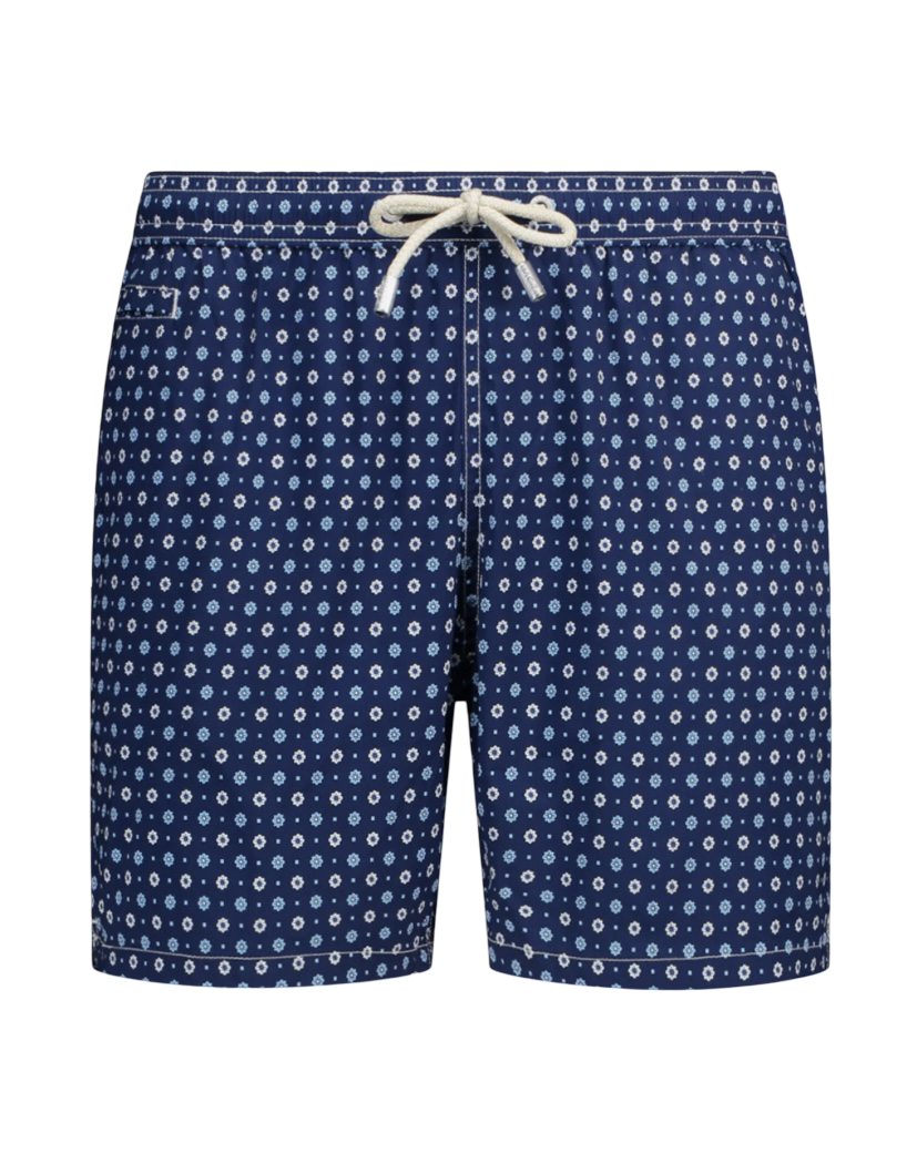 MC2 SAINT BARTH - Costume Blu Flower Tie