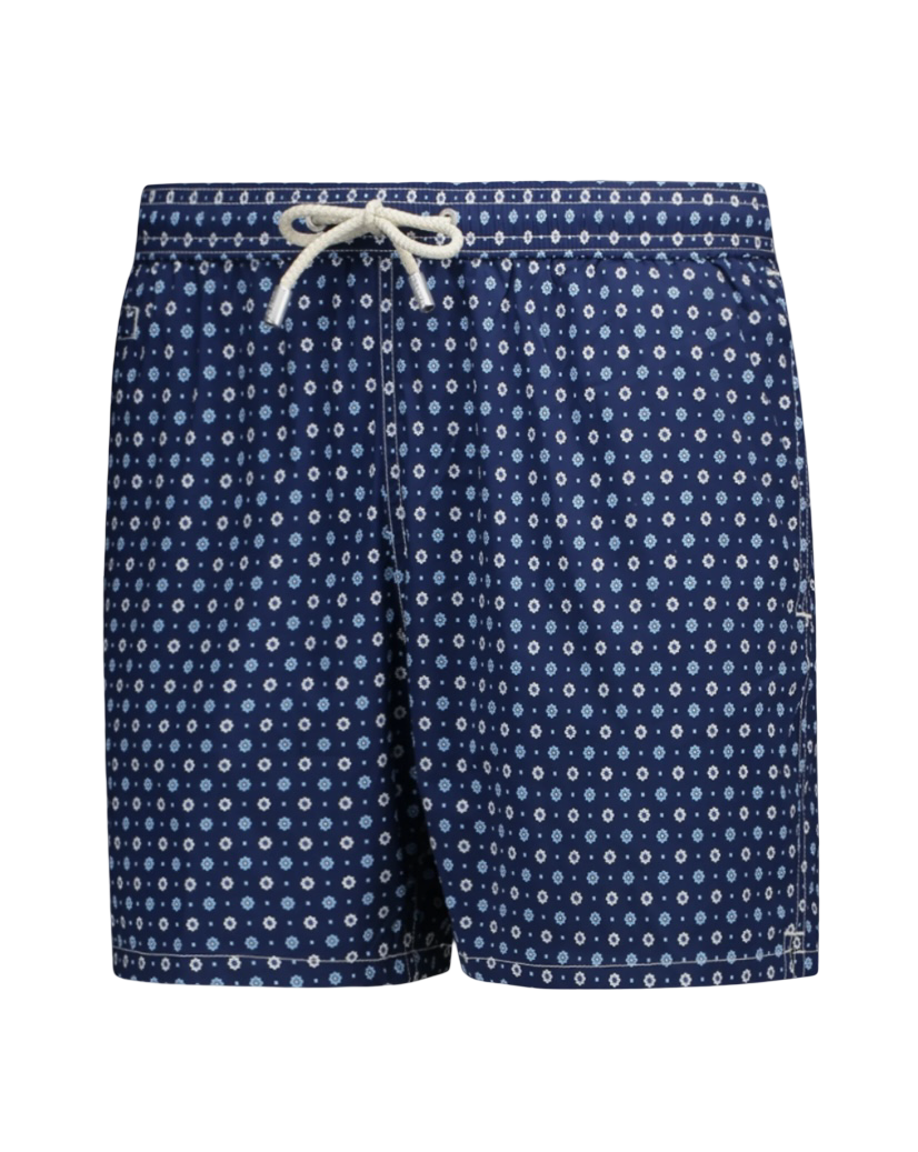 MC2 SAINT BARTH - Costume Blu Flower Tie