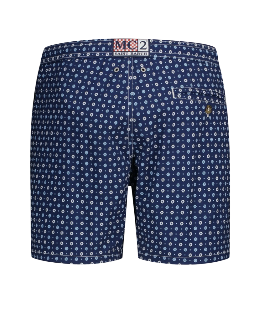 MC2 SAINT BARTH - Costume Blu Flower Tie