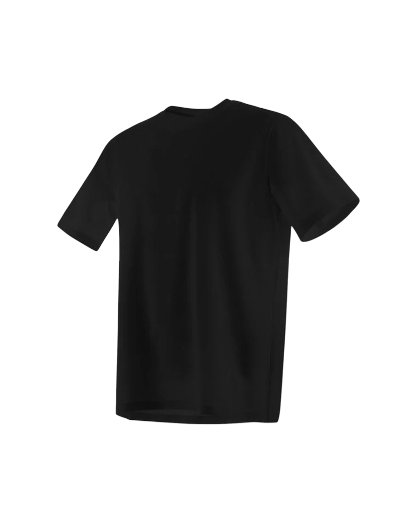 HERNO - T-shirt Nera in Cotone Stretch Superfine