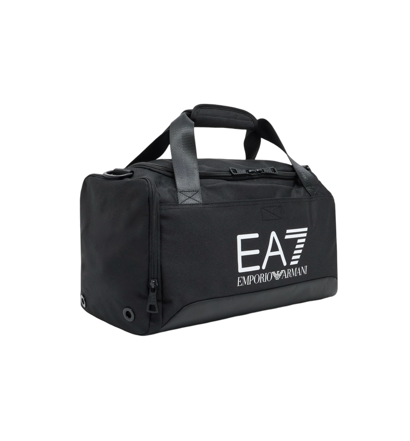 EA7 - Borsone Piccolo Nero da Palestra Train Core con Maxi Logo