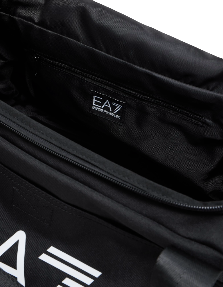 EA7 - Borsone Piccolo Nero da Palestra Train Core con Maxi Logo
