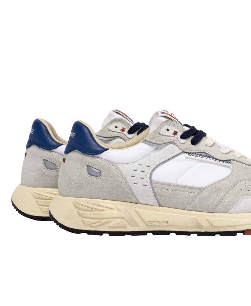 CRIME LONDON - Sneakers Rush Bianca, Grigia e City Blue
